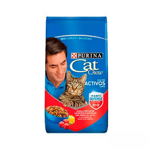 Purina para Gato Cat Chow Adultos 1 A 7 Años Activos Sabor A Carne