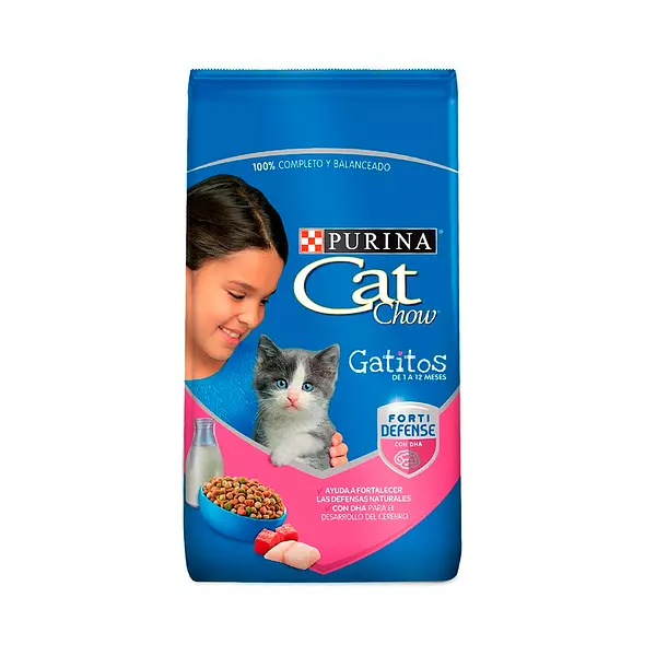 Purina para Gatos Cat Chow Gatitos de 1 A 12 Meses con Forti Defense y Dha