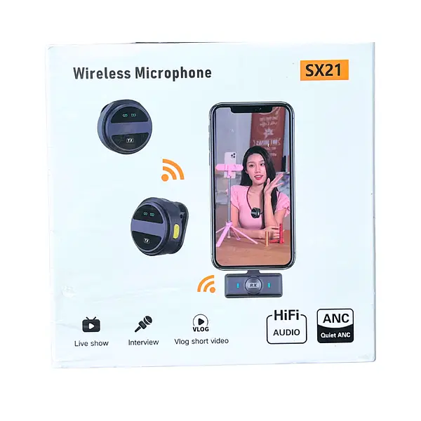 Micrófono De Solapa Dual Sx21