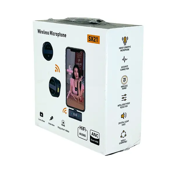 Micrófono De Solapa Dual Sx21