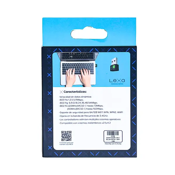 Adaptador 2 En 1 Bluetooth + Wifi Usb