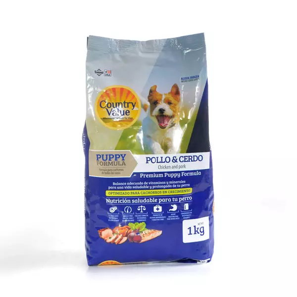 Purina para Perro Cachorro Pollo y Cerdo Country Value Premi