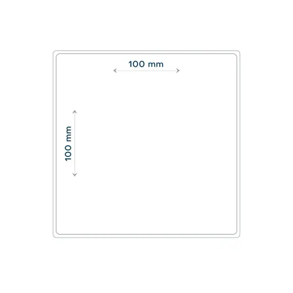 Rollo Etiqueta Td 100*100 C25/Cv1/Rx 500