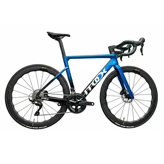 Bicicleta Agami Negro/Azul Grupo 105 Rines F1 Pro