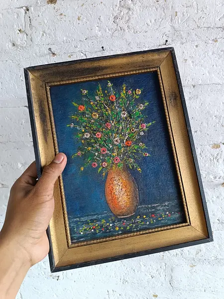 Oleo Original Sobre Madera