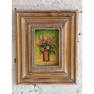 Oleo Original Florero Tropical Carreño