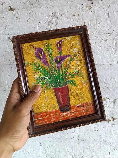 Oleo Original Pequeño Anturios