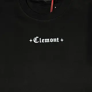 Camiseta Negra Talla L Con Estampado Clemont