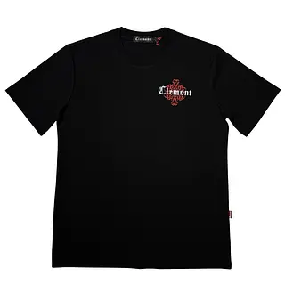 Camiseta Negra Talla L Con Estampado Clemont