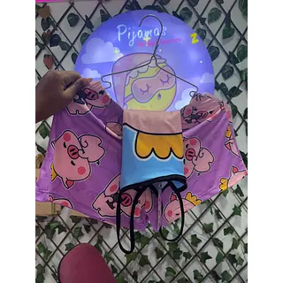 Pijama Dama Shorts Marrano