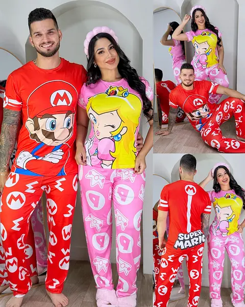 Pijama Pareja Mario