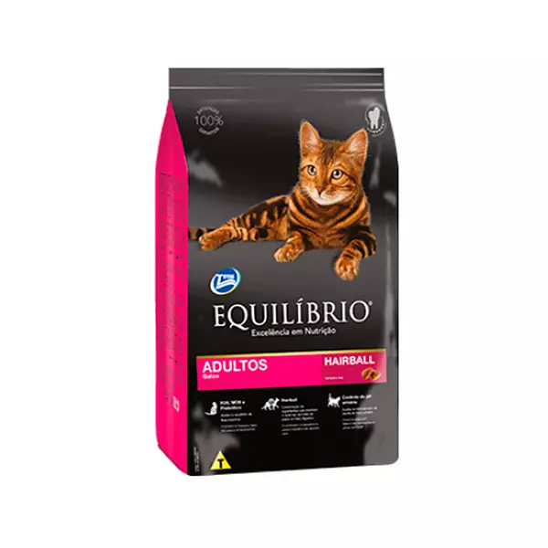 Purina Equilíbrio Hairball para Gatos Adultos