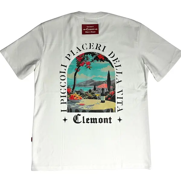 Camiseta Blanca Talla Xl Con Estampado Clemont