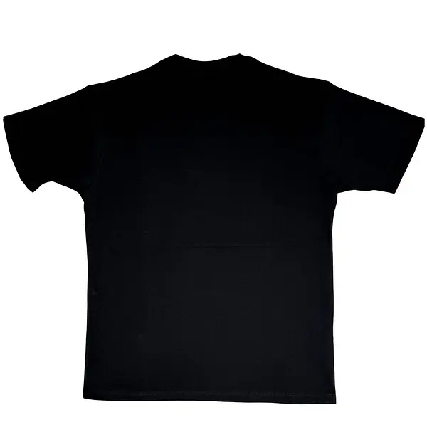 Camiseta Negra Talla Xl Con Estampado Hugo Alto Relieve