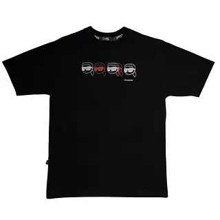 Camiseta Negra Talla Xl Con Estampado Karl Lagerfeld