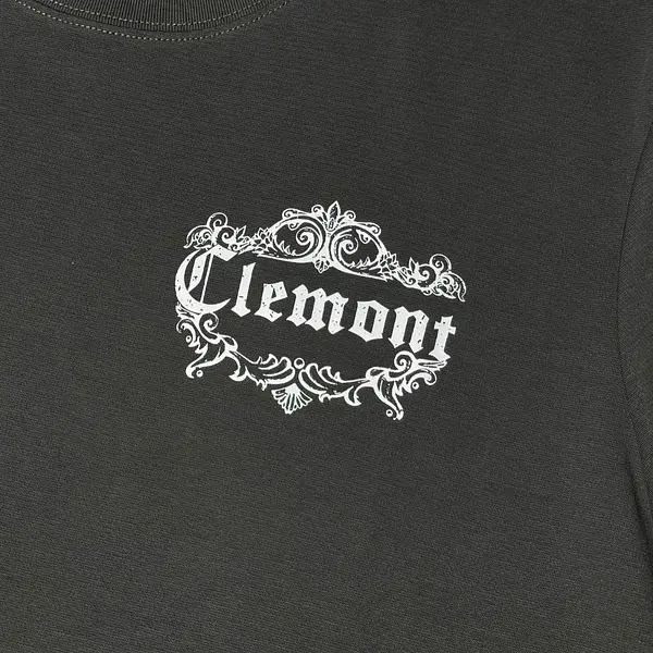 Camiseta Gris Talla M Con Estampado Clemont