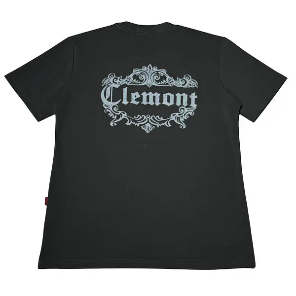 Camiseta Gris Talla M Con Estampado Clemont
