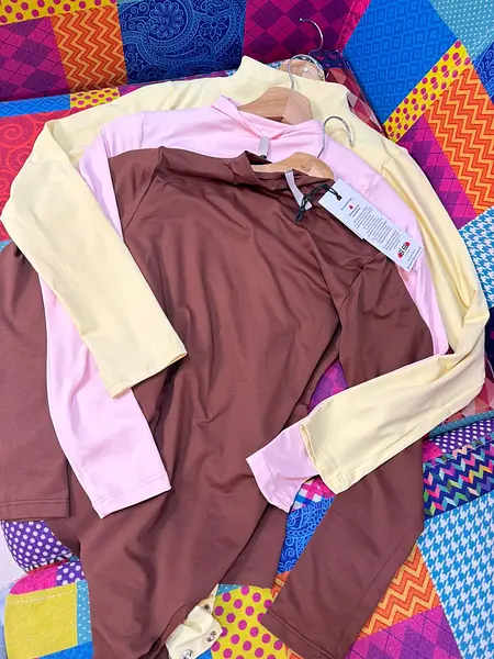 Body Manga Larga Con Cuello Bandeja Para Mujer