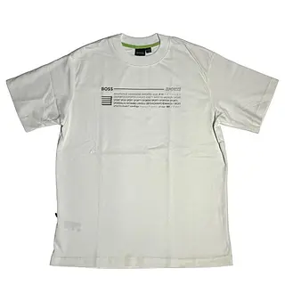 Camiseta Blanca Talla M Con Estampado Hugo Sports