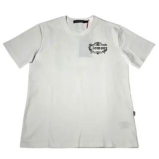 Camiseta Blanca Talla M Con Estampado Clemont Lineart