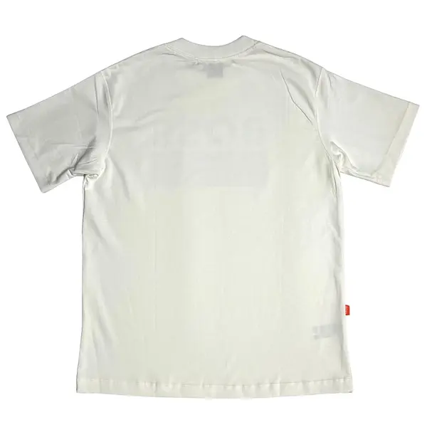 Camiseta Blanca Talla M Con Estampado Boss Azul