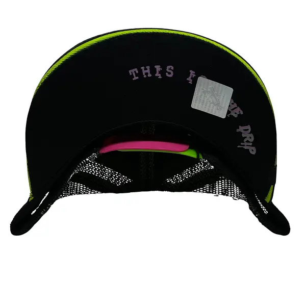 Drip Negra Parche Blanco