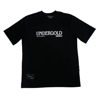 Camiseta Negra Talla L Con Estampado Undergold Pray For Us
