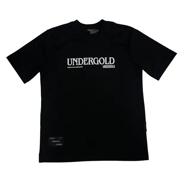 Camiseta Negra Talla L Con Estampado Undergold Pray For Us