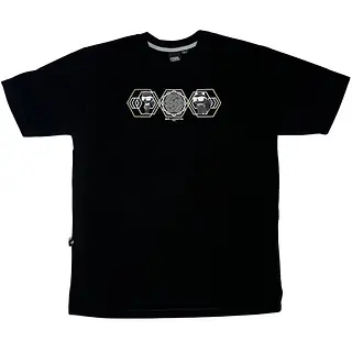 Camiseta Negra Talla Xxl Con Estampado Karl Gato