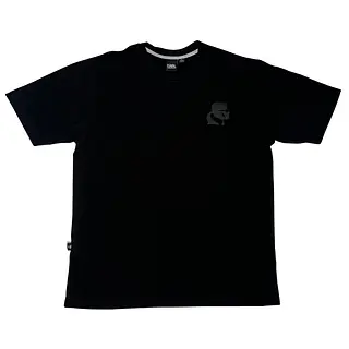 Camiseta Negra Talla Xxl Con Estampado Relieve Karl