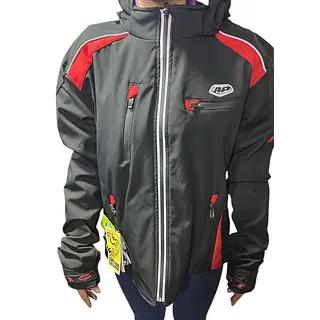 Chaqueta Proteccion Negr/ Rojo Talla M