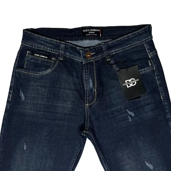 Jean Azul Con Desgaste Dolce & Gabbana