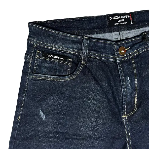 Jean Azul Con Desgaste Dolce & Gabbana