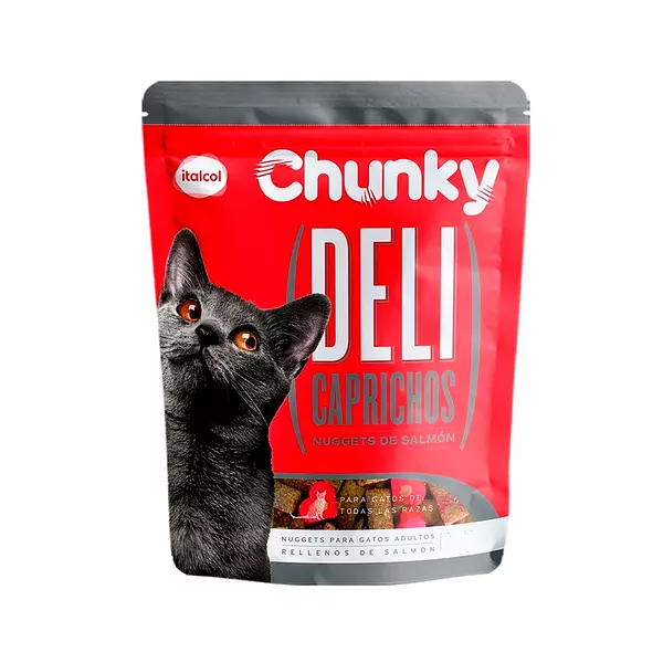 Nuggets Chunky Delicaprichos para Gatos Adultos con Sabor A Salmon