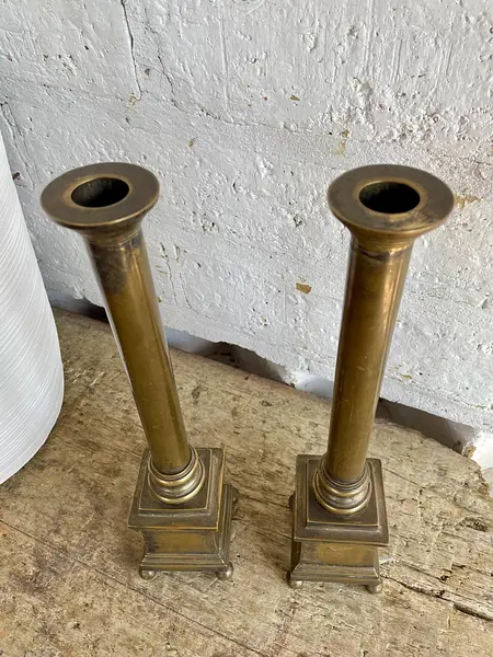 Candelabros De Altar X 2 - Francia S Xix