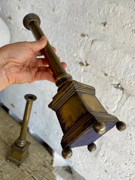 Candelabros De Altar X 2 - Francia S Xix