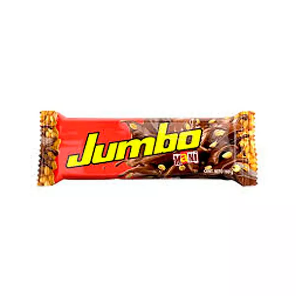 Chocolatina Jumbo Maní con Chocolate y Leche