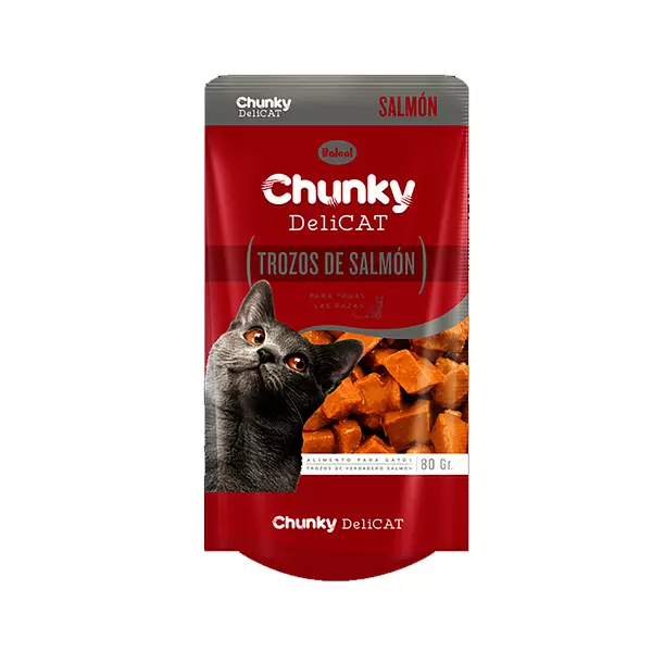 Chunky Delicat para Gatos con Trozos de Salmón