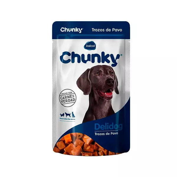 Chunky Delidog con Trozos de Pavos para Perros de Todas Las Razas