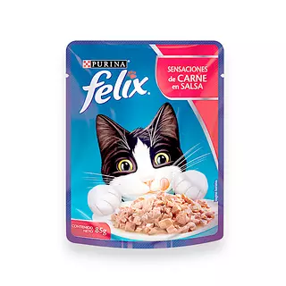 Purina Felix Sensaciones de Carne de Salsa para Gatos