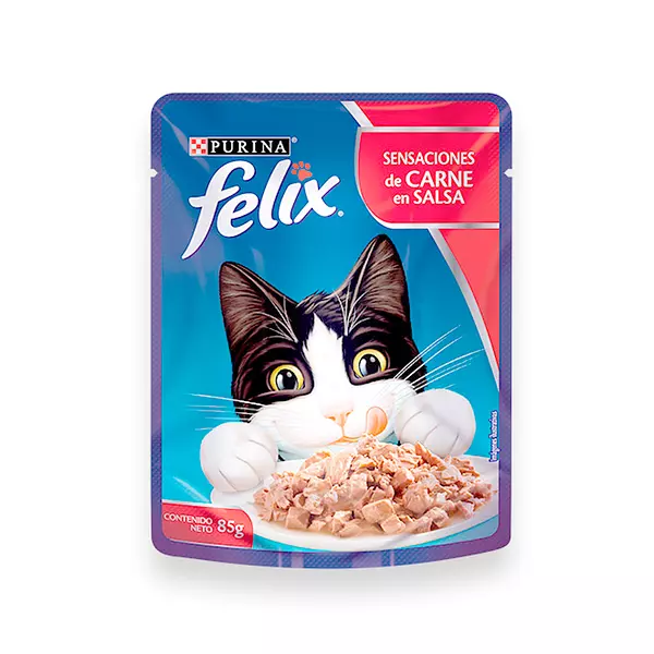 Purina Felix Sensaciones de Carne de Salsa para Gatos