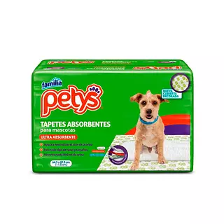 Tapetes Ultra Absorbentes Petys para Neutralizar Olores de Orina