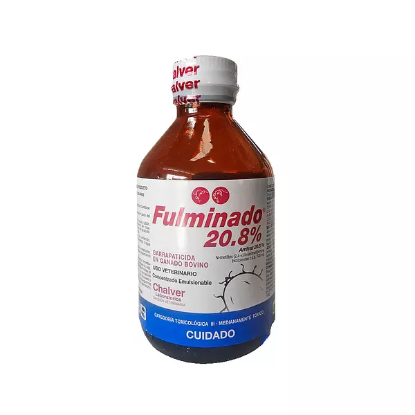 Garrapaticida Fulminado 20.8% para Ganado Bovino