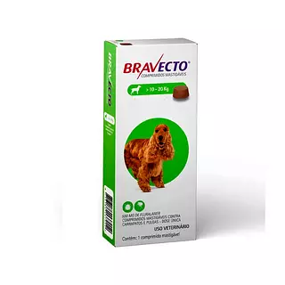 Medicamento Bravecto de Tabletas Masticables para Perros de 10 A 20 Kg