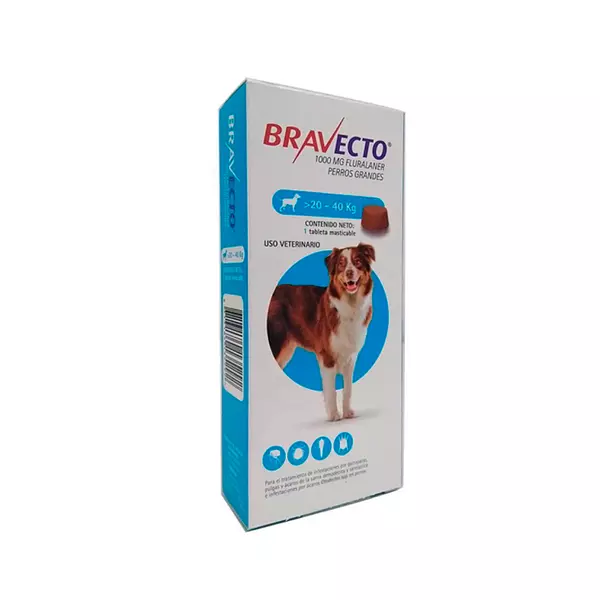 Medicamento Bravecto de Tabletas Masticables para Perros De