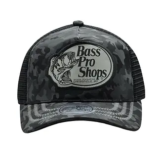 Bass Pro Shops Gris Reflectiva Malla Negra