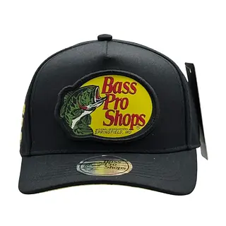 Bass Pro Shops Negra Parche Amarillo
