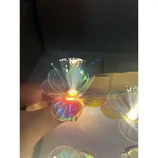 Luz Navidad Flor Tornasol 2 Mts