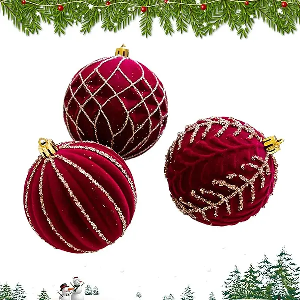 Bola Navideña Malla X3 Vd 504480-8