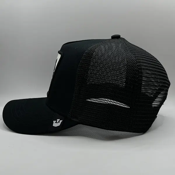 Panther Negra Parche Blanco